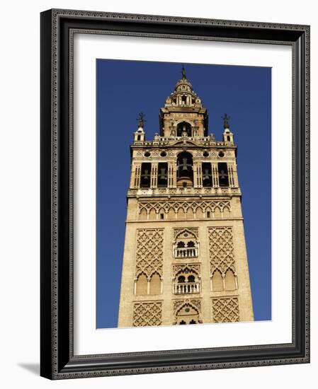 Giralda, the Seville Cathedral Bell Tower, Formerly a Minaret, UNESCO World Heritage Site, Seville,-Godong-Framed Photographic Print