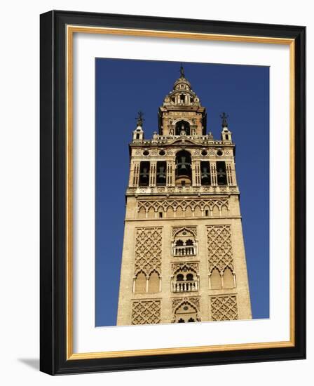 Giralda, the Seville Cathedral Bell Tower, Formerly a Minaret, UNESCO World Heritage Site, Seville,-Godong-Framed Photographic Print