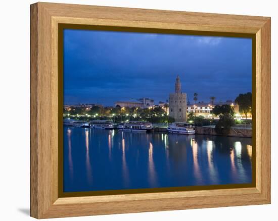 Giralda Tower, Seville, Sevilla Province, Andalucia, Spain-Demetrio Carrasco-Framed Premier Image Canvas