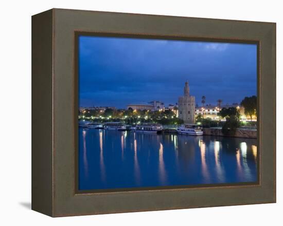 Giralda Tower, Seville, Sevilla Province, Andalucia, Spain-Demetrio Carrasco-Framed Premier Image Canvas