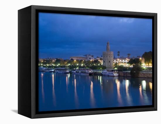 Giralda Tower, Seville, Sevilla Province, Andalucia, Spain-Demetrio Carrasco-Framed Premier Image Canvas