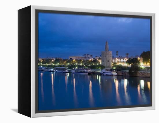 Giralda Tower, Seville, Sevilla Province, Andalucia, Spain-Demetrio Carrasco-Framed Premier Image Canvas