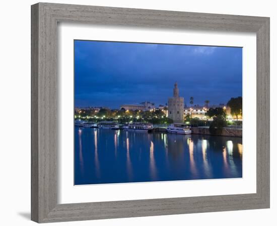 Giralda Tower, Seville, Sevilla Province, Andalucia, Spain-Demetrio Carrasco-Framed Photographic Print