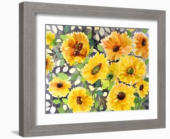 Girasol-Neela Pushparaj-Framed Giclee Print