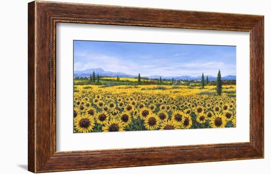 Girasoli-Tebo Marzari-Framed Art Print