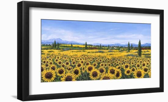 Girasoli-Tebo Marzari-Framed Art Print