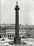 Place Vendome (1685-1708) with the Column Built by Denon, Gondouin and Lepere in 1806-10, 1926-Giraudon-Giclee Print