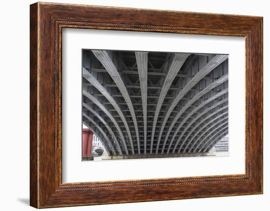 Girders of Blackfriars Bridge-Charles Bowman-Framed Photographic Print