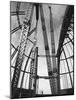 Girders Spanning Space in Dome Pattern, Construction of Palomar Telescope, Mt. Wilson Observatory-Margaret Bourke-White-Mounted Photographic Print
