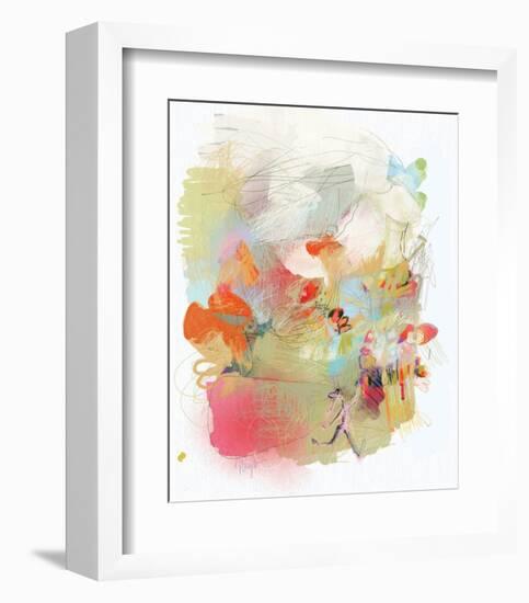 Girl Accomplishes Her Goal-Niya Christine-Framed Art Print