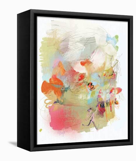 Girl Accomplishes Her Goal-Niya Christine-Framed Stretched Canvas