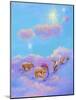 Girl and Animals in Clouds II-Judy Mastrangelo-Mounted Giclee Print