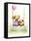 Girl and Dog on Swing-MAKIKO-Framed Premier Image Canvas