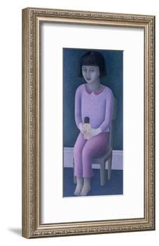 Girl and Doll-Ruth Addinall-Framed Giclee Print