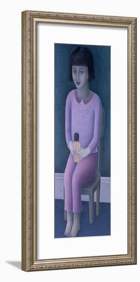 Girl and Doll-Ruth Addinall-Framed Giclee Print