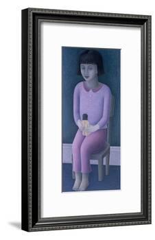 Girl and Doll-Ruth Addinall-Framed Giclee Print