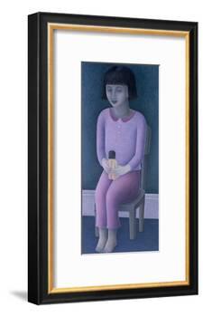 Girl and Doll-Ruth Addinall-Framed Giclee Print