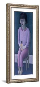 Girl and Doll-Ruth Addinall-Framed Giclee Print