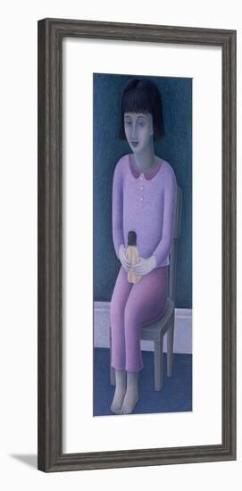 Girl and Doll-Ruth Addinall-Framed Giclee Print