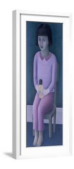 Girl and Doll-Ruth Addinall-Framed Giclee Print