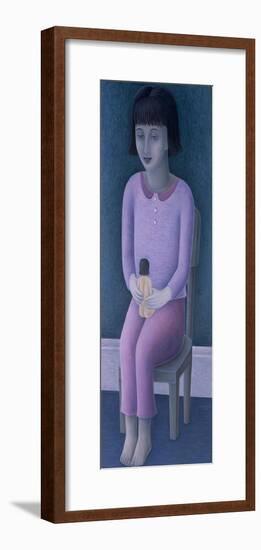 Girl and Doll-Ruth Addinall-Framed Giclee Print