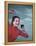 Girl and Guinness 1950s-Charles Woof-Framed Premier Image Canvas