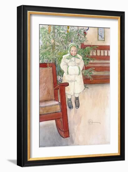 Girl and Rocking Chair, 1907-Carl Larsson-Framed Giclee Print