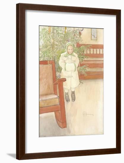 Girl and rocking chair. 1907-null-Framed Giclee Print