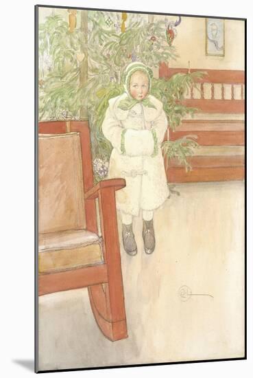 Girl and rocking chair. 1907-null-Mounted Giclee Print