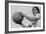 Girl and Volley Ball-Ansel Adams-Framed Art Print