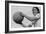 Girl and Volley Ball-Ansel Adams-Framed Art Print