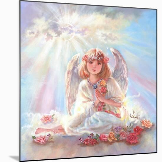 Girl Angel on Cloud-Judy Mastrangelo-Mounted Giclee Print