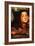 Girl at a Lattice-Dante Gabriel Rossetti-Framed Art Print