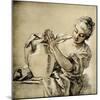 Girl at a Well-Francois Boucher-Mounted Giclee Print