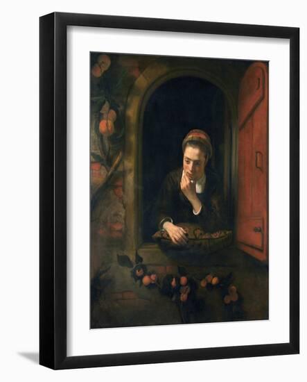 Girl at a Window, or 'The Daydreamer'-Nicholaes Maes-Framed Giclee Print