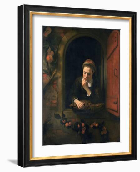 Girl at a Window, or 'The Daydreamer'-Nicholaes Maes-Framed Giclee Print