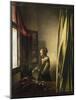 Girl at a Window Reading a Letter, about 1658-Johannes Vermeer-Mounted Giclee Print