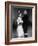 Girl at Ballroom Dancing Class Smiling at Her Partner Who Averts His Glance from Her-Alfred Eisenstaedt-Framed Photographic Print