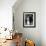 Girl at Ballroom Dancing Class Smiling at Her Partner Who Averts His Glance from Her-Alfred Eisenstaedt-Framed Photographic Print displayed on a wall