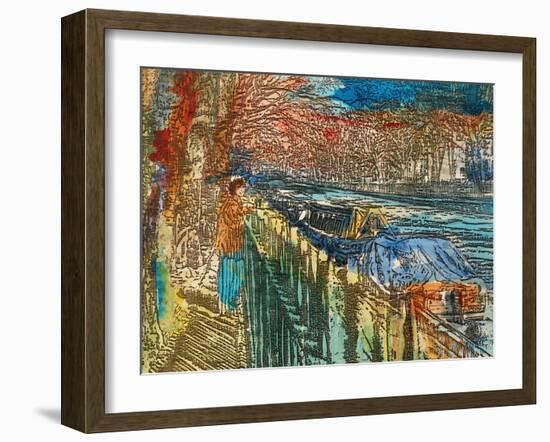 Girl at Little Venice-Brenda Brin Booker-Framed Giclee Print