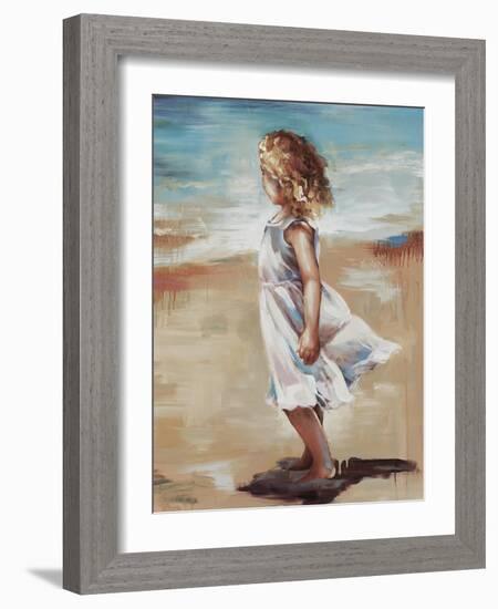 Girl at the Beach II-Sydney Edmunds-Framed Giclee Print