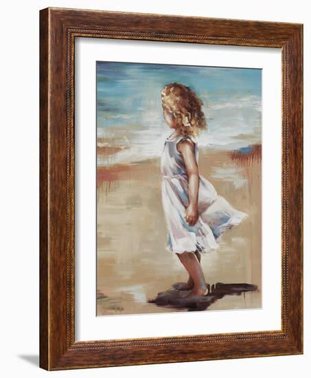 Girl at the Beach II-Sydney Edmunds-Framed Giclee Print