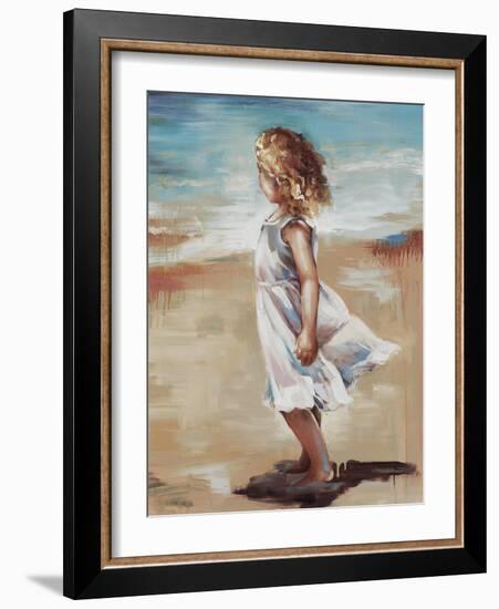 Girl at the Beach II-Sydney Edmunds-Framed Giclee Print