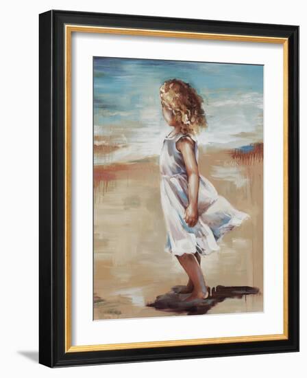 Girl at the Beach II-Sydney Edmunds-Framed Giclee Print