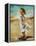 Girl at the Beach-Sydney Edmunds-Framed Premier Image Canvas