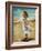 Girl at the Beach-Sydney Edmunds-Framed Giclee Print