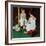 "Girl at the Mirror", March 6,1954-Norman Rockwell-Framed Premium Giclee Print