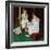 "Girl at the Mirror", March 6,1954-Norman Rockwell-Framed Premium Giclee Print