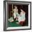 "Girl at the Mirror", March 6,1954-Norman Rockwell-Framed Giclee Print