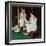 "Girl at the Mirror", March 6,1954-Norman Rockwell-Framed Giclee Print